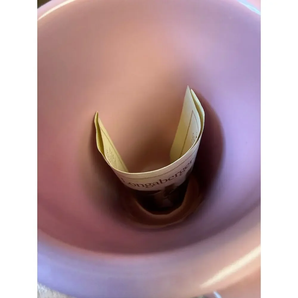 Longaberger Pink Breast Cancer Awareness Travel Mug